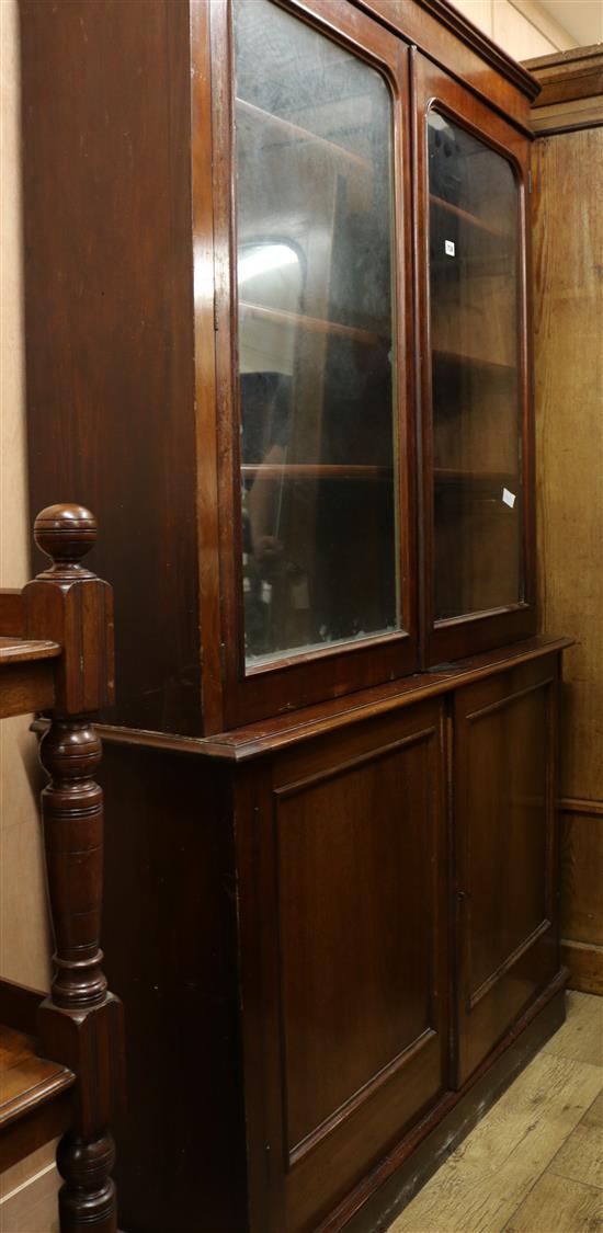 A Victorian bookcase, H.194cm